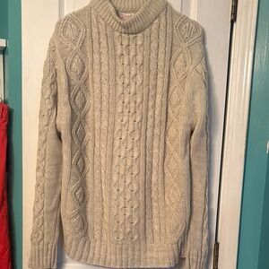 Vintage Cream Fisherman’s Sweater